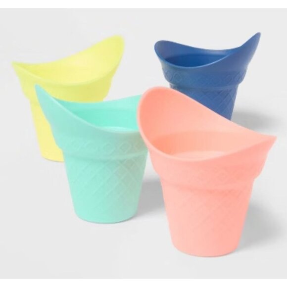 Sun Squad Other - Set of 3 Sun Squad Ice Cream Scoops Set 4-Pack Colorful